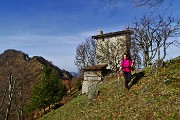 Monte Suchello (1541 m) da Aviatico (1080 m) il 13 aprile 2015